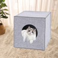 thumbnail image 1 of BELOVING Chat Refuge Automne Hiver Dormir Chat Confortable Maison pour Chaton Chaton Pomeranian, 1 of 10