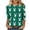 Green, variant on lcziwo Easter Shirt Tshirts for Women 2025 Fashion 3D Bunny Rabbit Graphic Tees Shirts Loose Casual Round Neck 3/4 Length Sleeve Holiday Tops,Yellow,L