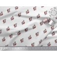 thumbnail image 2 of Soimoi Modal Satin Fabric Leaves & Lotus Block Print Fabric by The Yard 42 Inch Wide, 2 of 3