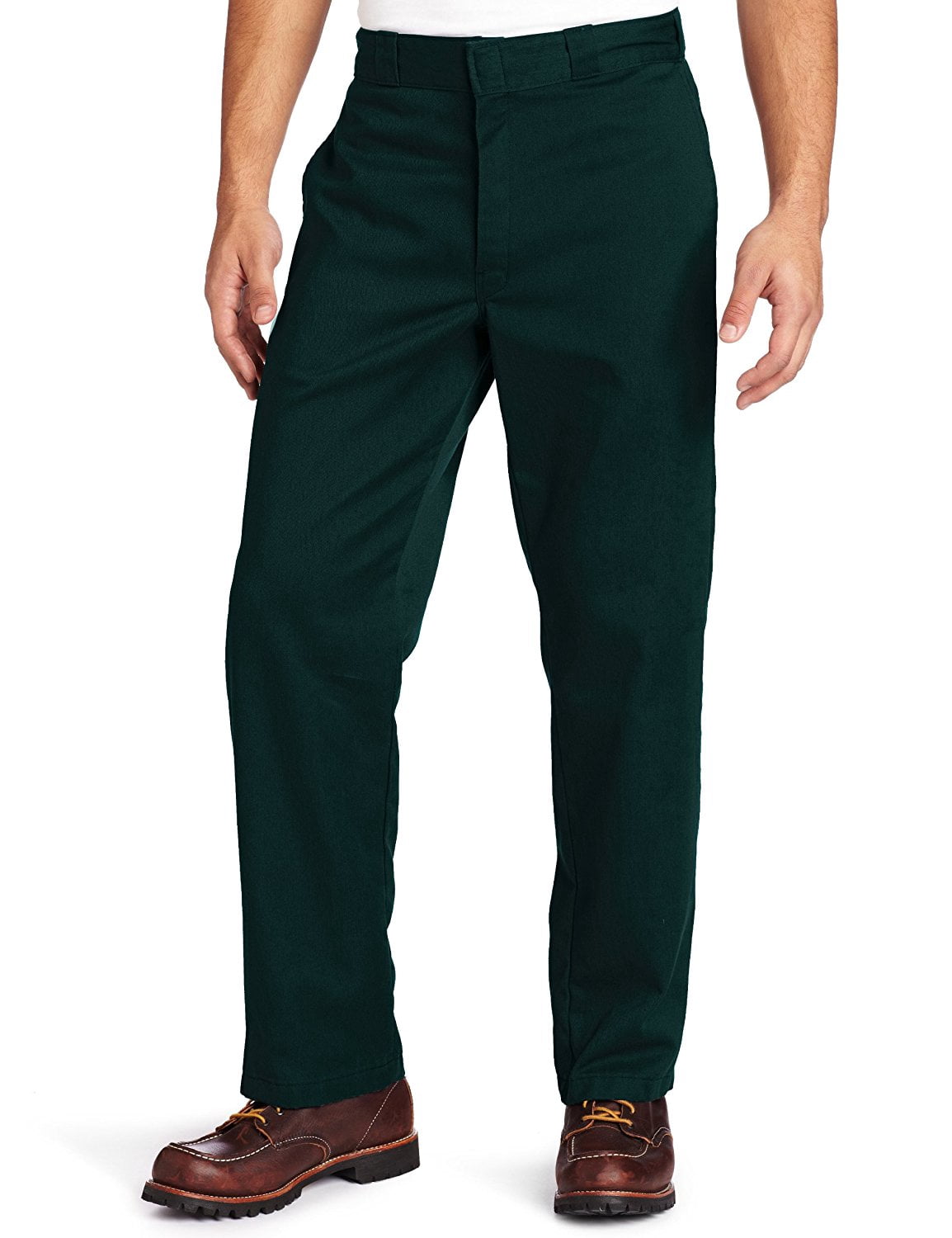 Dickies Mens Original 874 Work Pant, 32W x 34L, Hunter Green
