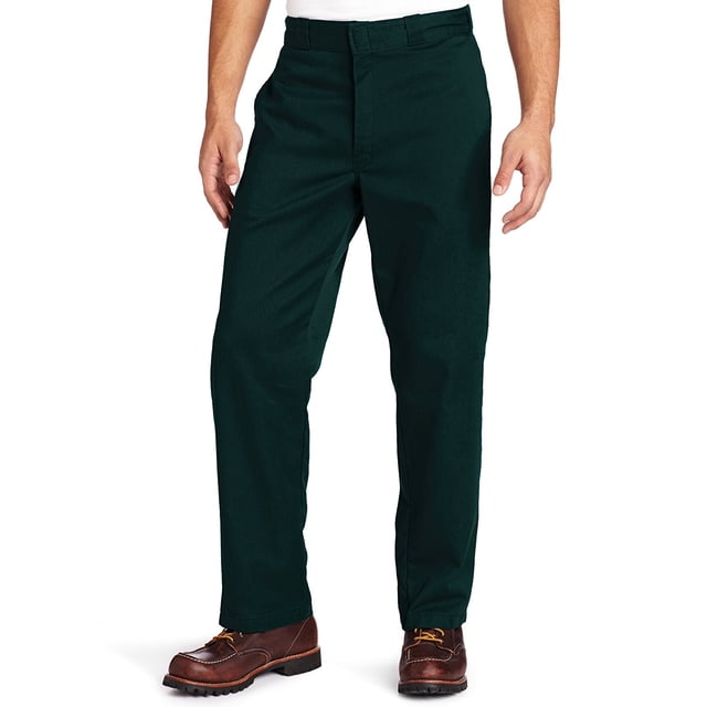 Dickies Mens Original 874 Work Pant, 40W x 30L, Hunter Green