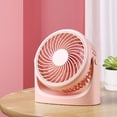 thumbnail image 3 of Boovnll Desk Fan, Adjustable High Speed USB Rechargeable Table Fan Lightweight Compact Quiet Small Fan for Home, Bedroom, Office, Travel, Camping, RVs, Summer Gift, Mini Fan - Fan, 3 of 5