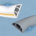 thumbnail image 2 of 3 Meters Wire Cover Self Adhesive Floor Cable Protector Wire Cover Flexible Cord, 2 of 5
