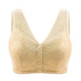 thumbnail image 5 of B91xZ Women's Minimizer Bras Plus Size Retro Lace & Mesh Unlined Underwire Bra,White 40, 5 of 5