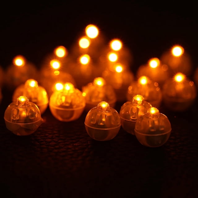 Noref 100Pcs/lot Round Led Ball Lamps Balloon Lights Lantern Christmas Wedding Party Decor,LED Flash Light, LED Light Wedding Decor