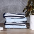 thumbnail image 2 of Mainstays 4-Pack Hand Towels, Navy Stripe, 2 of 7