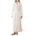 thumbnail image 1 of MeetoTime Women's Full Length Robe, Warm and Cozy Fleece Bathrobe, Unisex Man Woman Robe Loungewear, 1 of 6