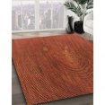 thumbnail image 3 of Ahgly Company Tapis d'Intérieur Rectangulaire Transitionnel Orange Rouge Orange Lavable à la Machine, 2 Pieds x 3 Pieds, 3 of 7
