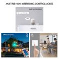 thumbnail image 3 of Yeacher Wireless Wi-Fi Smart Switch Light Switch Push Button ZigBee Switch Voice Control, Smart Life APP Control, Touch Control Compatible with Home Schedule, Timer, Countdown Needs Neutral Wire, 3 of 8