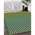 thumbnail image 3 of Ahgly Tapis Rectangulaire Lavable en Machine Vert Transitionnel, 6 Pieds x 9 Pieds, 3 of 7