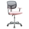 thumbnail image 1 of Costway Kids Desk Chair Study Computer Chair with Adjustable Height, Lumbar Support Pink, 1 of 1