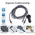 thumbnail image 4 of 3 in 1 USB C / Car Charger / DC to DC Replacement Cable for  Mini, 18AWG DC Power Supply 12V-24V Car Charger Supply Cord Adapter Plug for Car RV Truck, 4 of 7