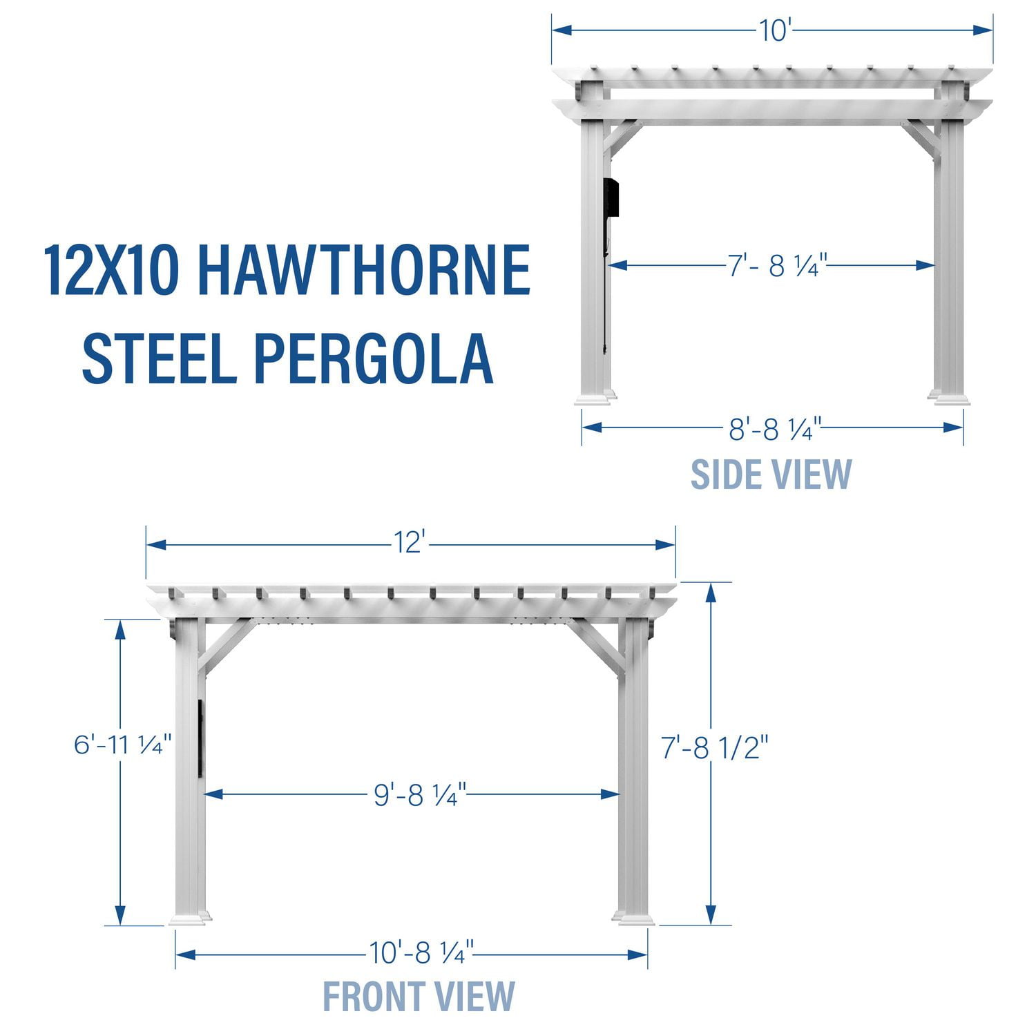 Pergola en cèdre Hawthorne 12' x 10' Backyard Discovery