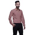 thumbnail image 3 of BESTMAN Cotton Formal Shirts For Men Slim Fit Printed Full Sleeve Shirts For Men, 3 of 5