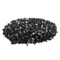thumbnail image 1 of KFFKFF Fire Glass, 20 LBS / 9.0 KG High-Temperature Resistant Fireplace Rocks, 1/2-Inch / 12.7 mm Reflective & Smokeless Firepit Glass Rock, Black, 1 of 9