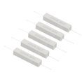 thumbnail image 1 of Unique Bargains 5 Pcs Résistances 3,3 Ohms, Résistance Ciment Céramique 10W Kit de Résistance Ciment de Puissance Tolérance 5 % pour Adaptateurs d'Alimentation Audio, 1 of 4