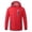 Red, variant on Meichang Heated Jackets Men and Women Waterproof Outdoor Hiking Outerwear Rechargeable Electric Heated Jacket Hunting Warm Hooded Heated Clothing