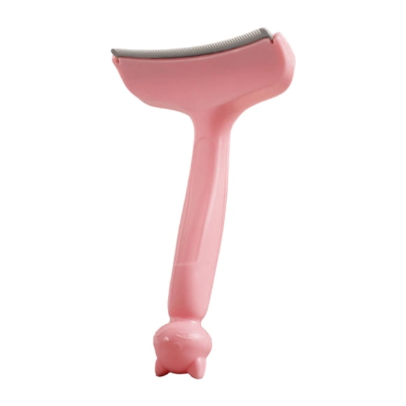 FEISHENTT Cat Undercoat Deshedding Tool,Tight V-shaped Teeth Shedding Comb Rake,Curved Blade Deshedder & Grooming Brush for Dog Cat One Size