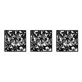 thumbnail image 4 of ZheElen 4piece Lightweight Hanging Divider Screens For Versatile Space Foldable Black Butterflies 3Set, 4 of 6