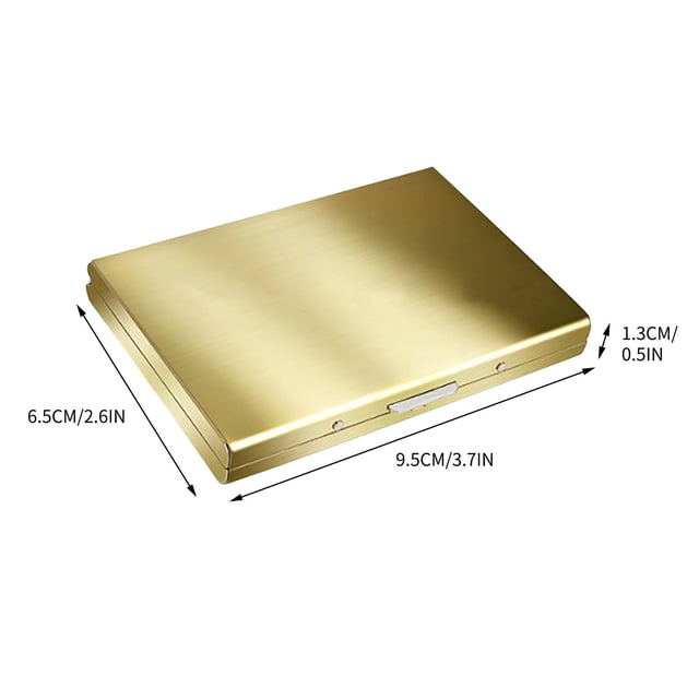 Birdeem 2023 Stainless Steel 6-Box Credit Card Metal Card Holder