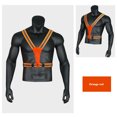 thumbnail image 4 of LED Reflective Vest Running Gear, Practical Safety Reflective Vest Band Polyester Latex Silk POM PVC 3 Lighting Mode  for Outdoor Work Green,Orange Red,Pink,Yellow, 4 of 7