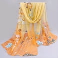 thumbnail image 1 of EYIIYE Women Floral Print Scarf Breathable Chiffon Neck Shawl, 1 of 6