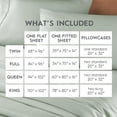 thumbnail image 5 of Better Homes & Gardens 300 Thread Count Cotton Sateen Bed Sheet Set, Soft Sea, 4-Piece, King, 5 of 5