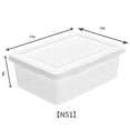 thumbnail image 2 of WRXMIJNHGSA Home Textile Storage Under $20 Transparent Storage Box Plastic Storage Frosted Toy Organizer Living Room Bedroom Closet Storage Box With Lid Organizer, 2 of 6