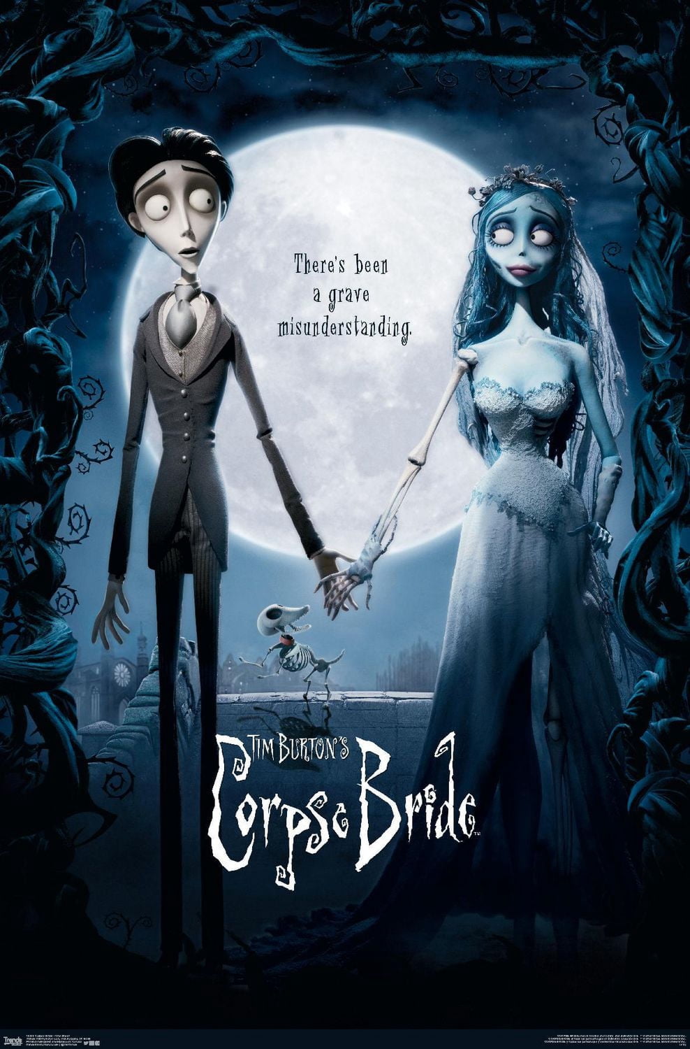 Tim Burton's The Corpse Bride - One Sheet Wall Poster, 22.375" x 34"
