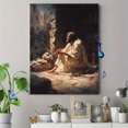 thumbnail image 4 of Religious Jesus Prayer Canvas Wall Art 15.75x11.81 Inches, 4 of 8