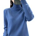 thumbnail image 1 of Pull Élégant Tricoté à Manches Longues Doux et Chaud pour Femmes Automne Hiver, 1 of 5