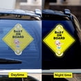 thumbnail image 2 of 2Pcs Baby on Board Car Warning, Baby and Child on Board Sticker, Removable Car Window Sign with 2 Suction Cups Car, 2 of 5