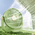 thumbnail image 2 of Portable Fan Rechargeable High Power Cool Small Fan, Desktop Silent for Office Student Dormitory, USB Charging Adjustable Speed, Compact Lightweight for Indoor Outdoor Use, 2 of 3