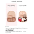 thumbnail image 2 of Wisewang Red Stylish Portable Makeup Bag - Carry Beauty Arsenal Anywhere Storage And Organizing Bag across pattern pink 1Set, 2 of 6