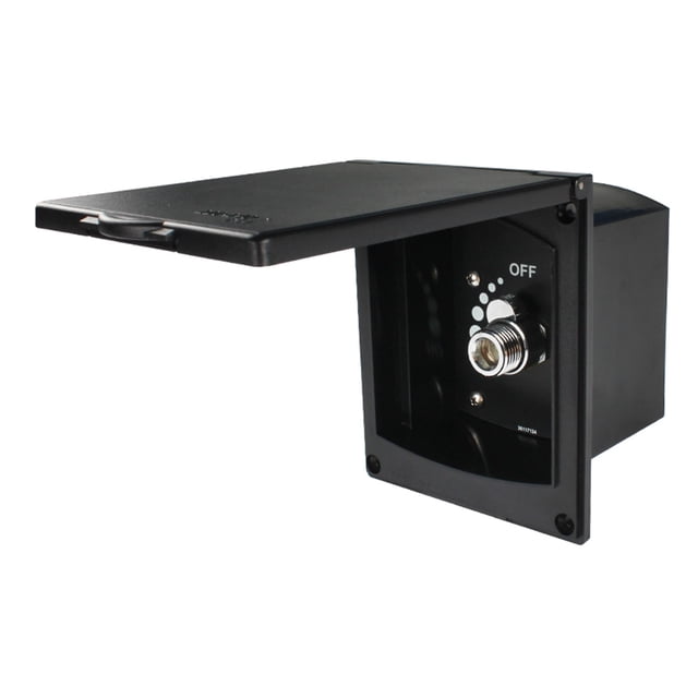 Black Exterior Shower Box Kit For Caravan RV Boat Motorhome ,Variety of Features