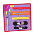 thumbnail image 3 of Siruishop Activity Board Accessory Part Cooperation Sensory Board Parts Boys Preschool Violet, 3 of 8
