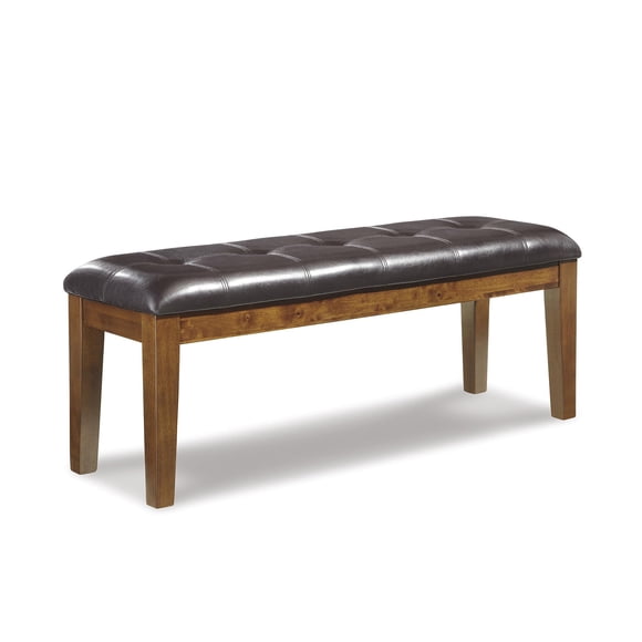 Ashley Furniture Ralene Dining Room Bench in Medium Brown