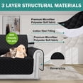 thumbnail image 4 of Reversible Sofa Cover Machine Washable Couch Cover Water Resistant Slipcover Non Slip Furniture Protector for Dogs, Children, Pets, 4 of 8