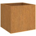 thumbnail image 3 of vidaXL Planters 2 pcs 32x30x29 cm Corten Steel, 3 of 5