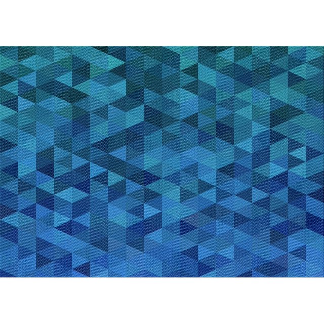 Ahgly Company Machine Washable Indoor Rectangle Transitional Blueberry Blue Area Rugs, 7' x 9'