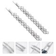 thumbnail image 3 of 1 Set 2 Pairs Beautiful Rhinestone Hairpins Fashion Metal Bobby Hairpins, 3 of 9