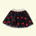 thumbnail image 4 of LSLJS Jupe pour Tout-Petites Filles Étoile Tulle Jupe de Danse Ballet Robe de Princesse Robe de Fête d'Anniversaire Chic pour Filles ( 7-8 Ans, Rouge ), 4 of 4