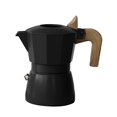 thumbnail image 2 of Rongfmy Pots 100ml Aluminum Restaurant Durable Portable Stovetop Espresso Maker black, 2 of 9