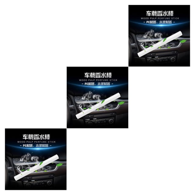 QualitChoice 10pcs Car Incense Diffuser Air Refill Car Air Solid Stick Vent Freshener No.8 3Set
