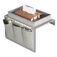 thumbnail image 2 of WRKEKC Clearance 5-Pocket Sofa Armrest Organizer - Bedside Storage Caddy for Remote/Tablet/Books/Magazines, 2 of 9