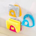 thumbnail image 1 of Scouring Pad Organizer Washing Ball Holder Bathroom Towel Holder Kitchen Sink Suction Cup Shelf Drain Sponge Rack, 1 of 9
