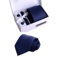 thumbnail image 4 of Bangcool Necktie Box Set Formal Pocket Handkerchief Tie Bar Clip Party Cufflinks for Man, 4 of 6