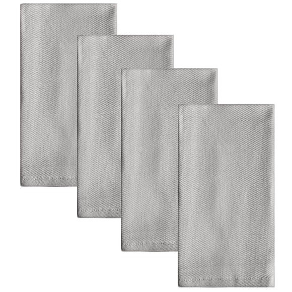 Ensemble de 4 serviettes en coton Casual Classic vert