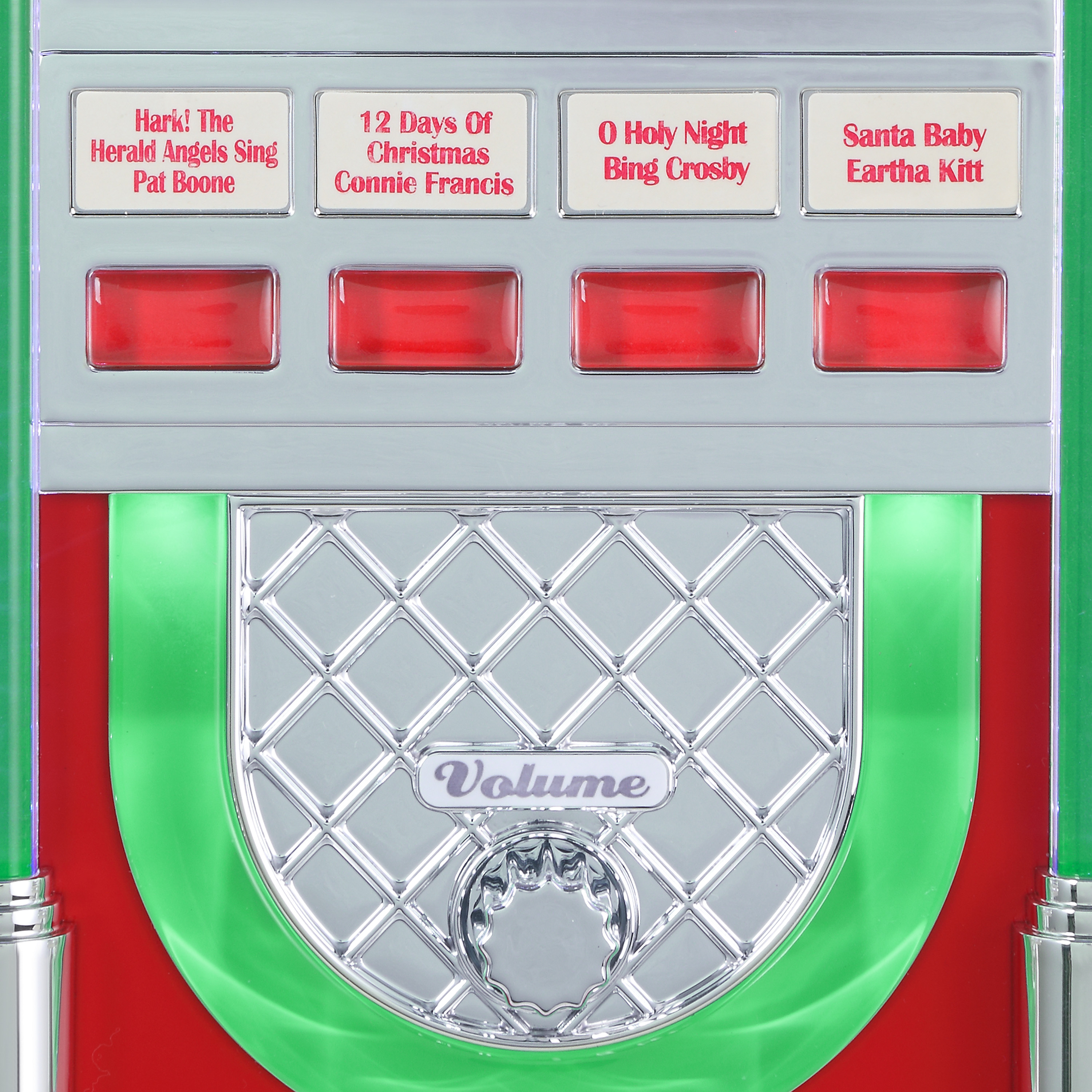 Mr. Christmas 9-inch Decorative Retro Jukebox Red
