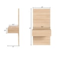 thumbnail image 4 of Nexera Milano Panneau d'extension et table de nuit (Lot de 2), 4 of 8